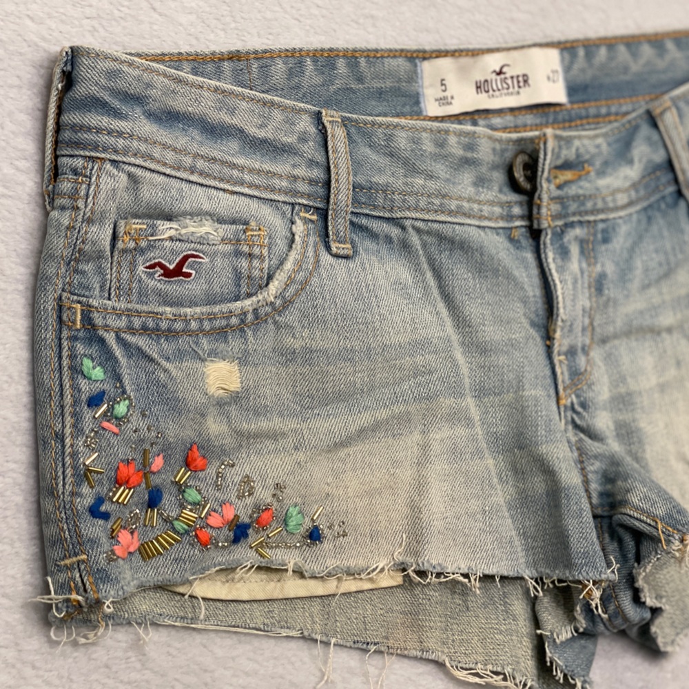 Festival Light Hollister Jean Shorts